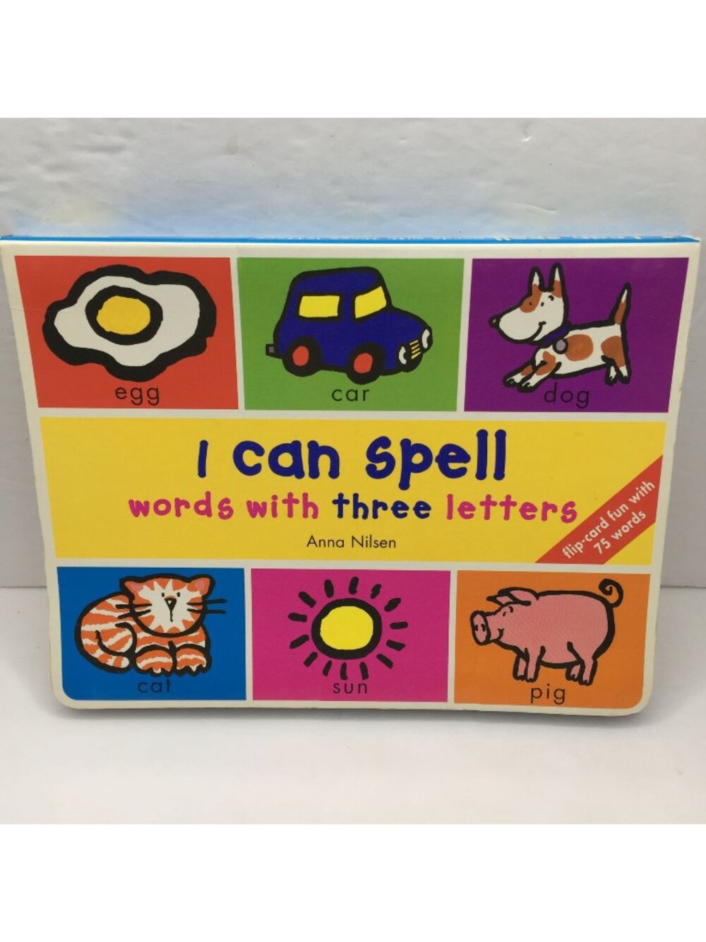 I Can Spell Flip Card Book 75 Illustrated Words Kingfisher Educational Fun